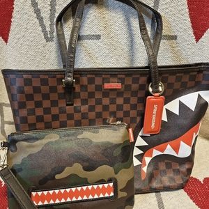 SprayGround Tote & Pouch Set